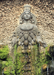 Fountain of Goddess of Ephesus for Mothers blog post