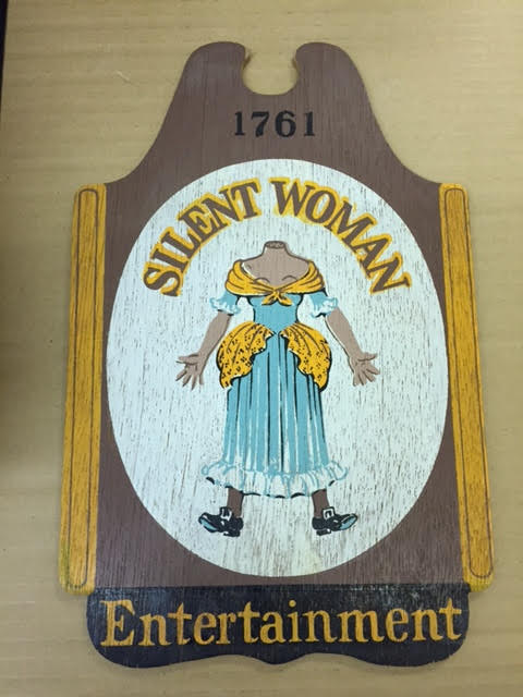 Silent Woman plaque for Women and Silence blog post