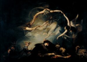 The Shepherd's Dream by Fuseli for Jungian analysis Freudian therapy post