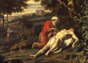 Parable of the Good Samaritan (detail) (1670) by Jan Wijnants for Altruism blog post