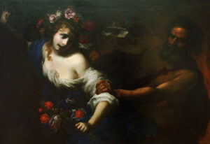 The Rape of Proserpine (ca. 1650) by Simone Pignoni (1611–1698) for descent blog post