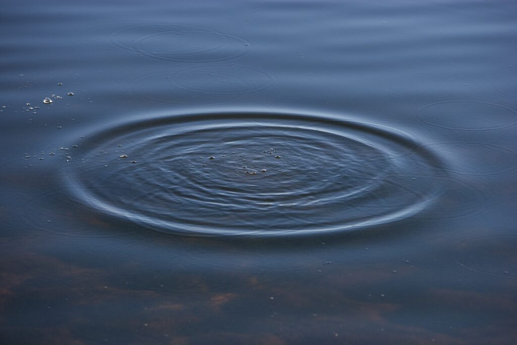 Ripples and bubbles on water for treating Complex PTSD blog post